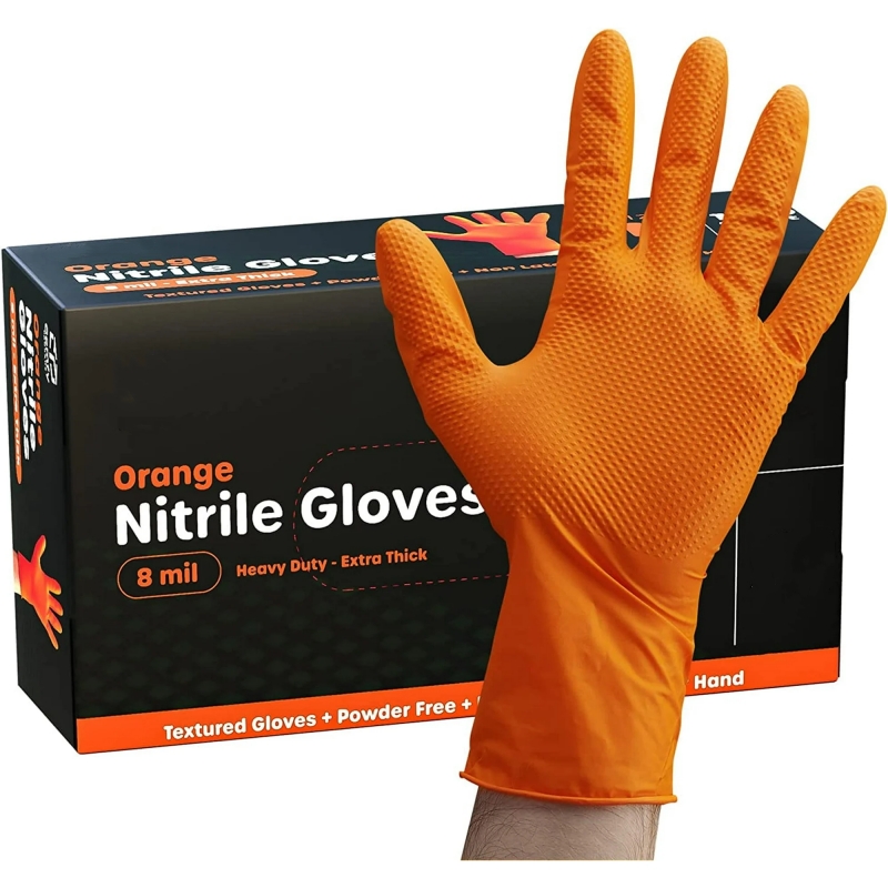 Nitrile Mechanic Glove - 8mil Nitril Eldiven Kalın 30/50 ADET