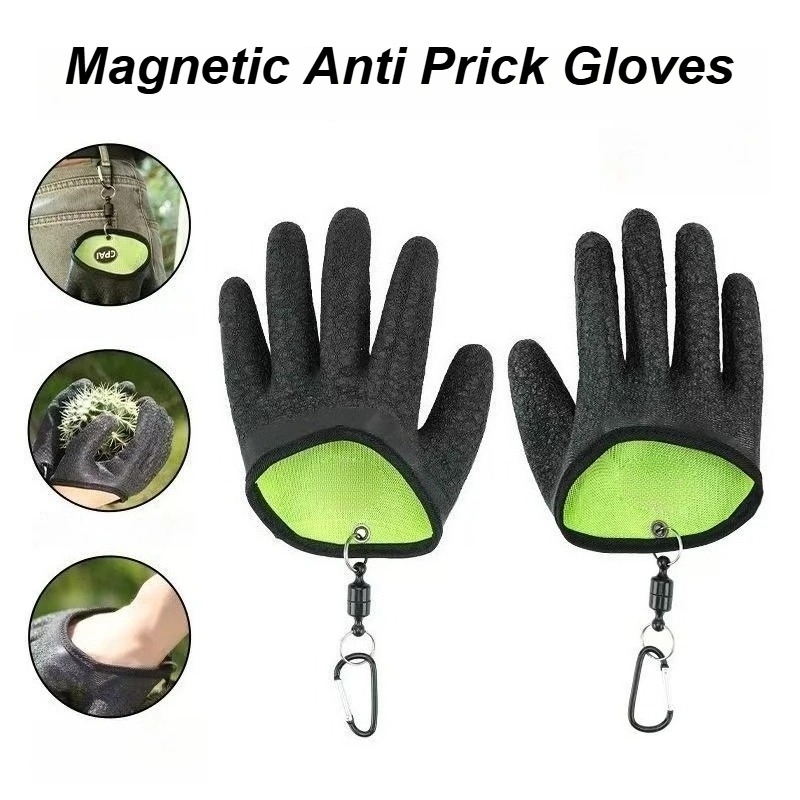 Gardening Glove Waterproof - Bahçecilik Manyetik Eldivenleri Anti Prick, Dikimlere