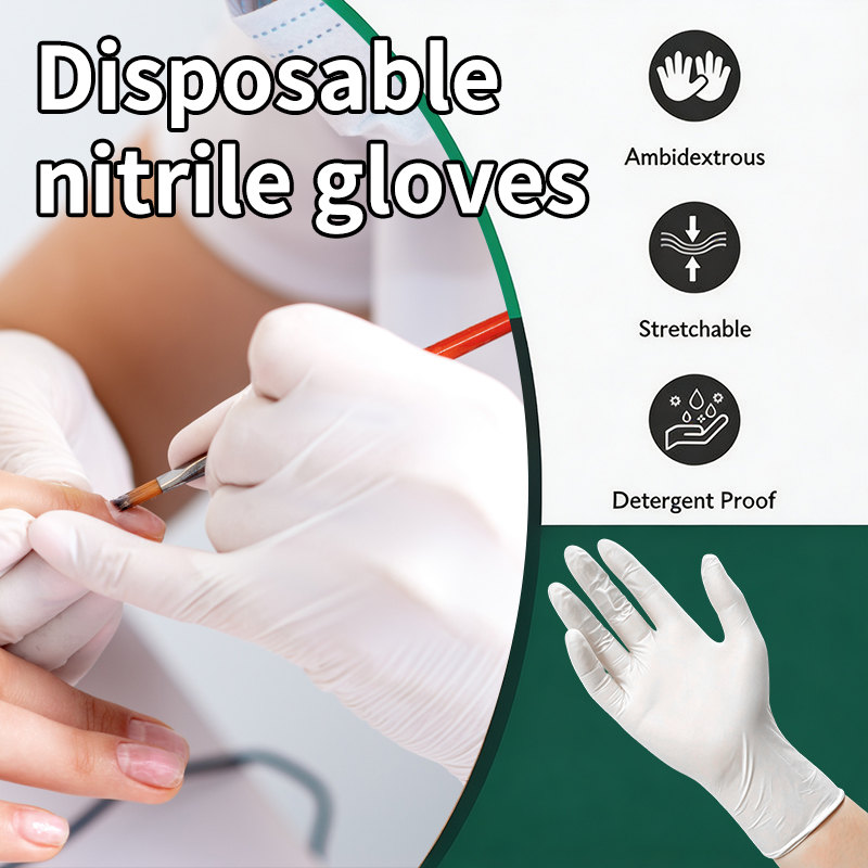 Nitrile Mechanic Glove - 10/50/100/200/400 Adet Nitril Tek Kullanımlık İş