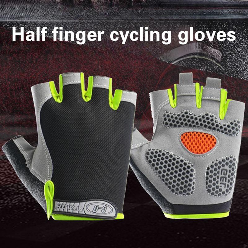 Cycling Glove Padded - Unisex Yarım Parmak Bisiklet Eldivenleri Kaymaz