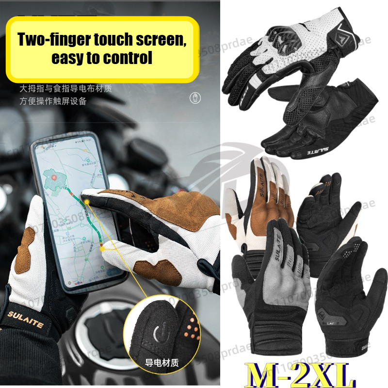 Motorcycle Glove Knuckle - Motosiklet Eldivenleri Tam Parmaklı Yazlık İlkbaharlık