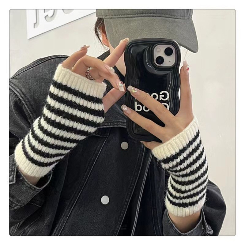 Kısa Çizgili Parmaksız Eldiven - Fingerless Glove Knit incelemesi ve fiyatı