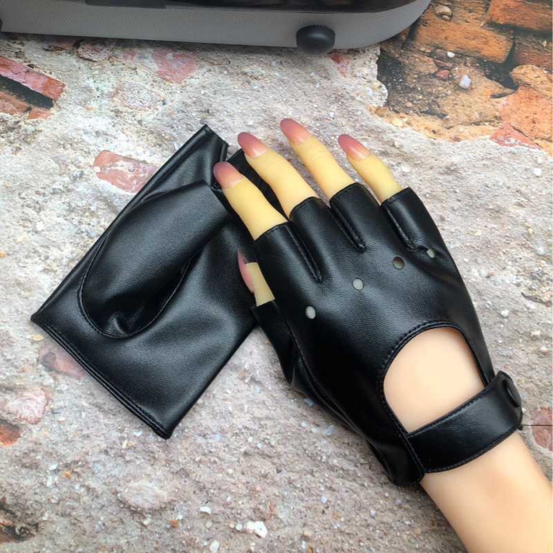 Kadınlar Punk gece kulübü Hip  - Leather Driving Glove incelemesi ve fiyatı